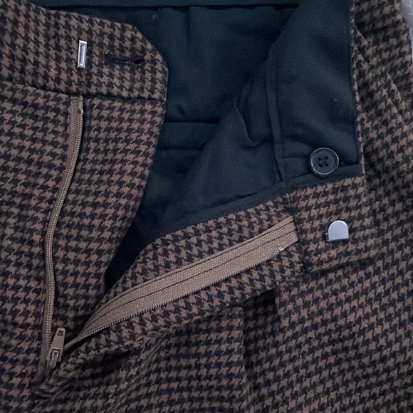 Brown & black checkered H&M Pants - Picture 3 of 4